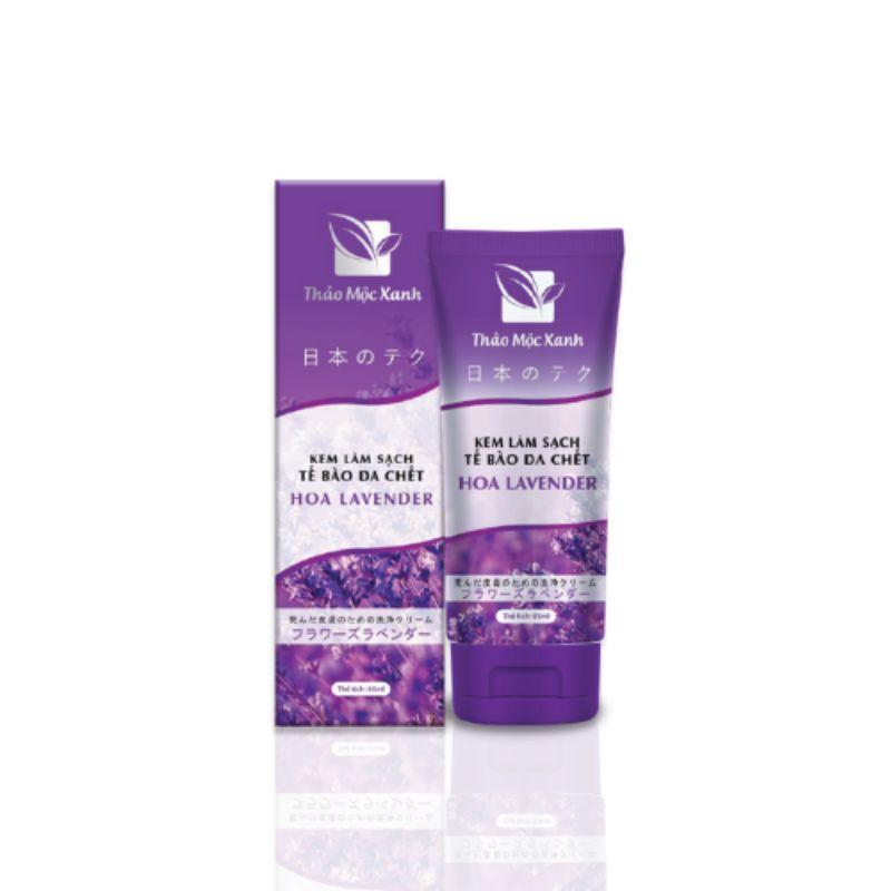 KEM LÀM SẠCH TẾ BÀO DA CHẾT Trà Xanh, Chanh, Dâu tây, Bơ, Lavender 85ml