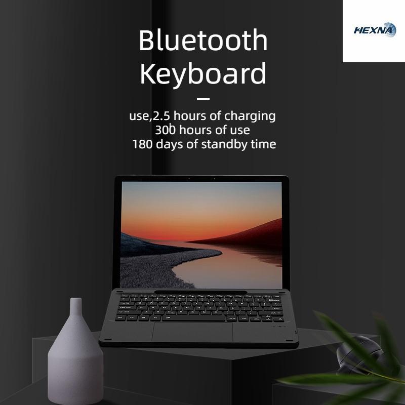 Bàn Phím Bluetooth Không Dây Cho Microsoft Surface Pro 8 / Pro 9 / Pro X Có Đèn Nền 7 Màu Cổng Sạc type-c