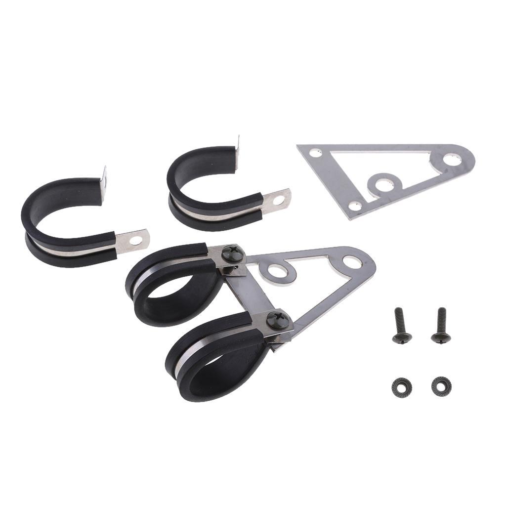 Pair Motorcycle Motorbike Universal Headlight Stealth Mounting Bracket for Chopper Bobber Street Bike Cafe Racer