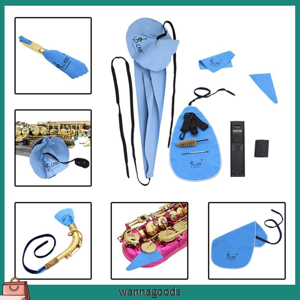 Set 10 Dụng Cụ Vệ Sinh Kèn Saxophone Chuyên Dụng