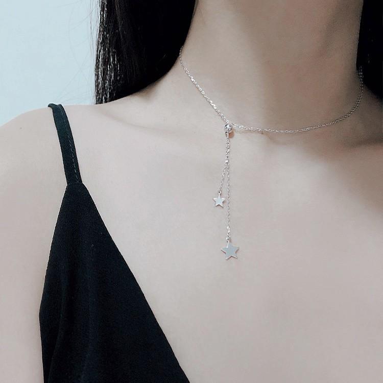 Dây chuyền nữ sợi nhuyễn mặt hình ngôi sao mini siêu dễ thương