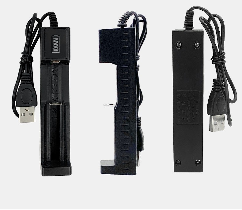 Bộ sạc USB thông minh sạc pin đa năng Khe cắm đơn Hộp sạc điện cho pin sạc