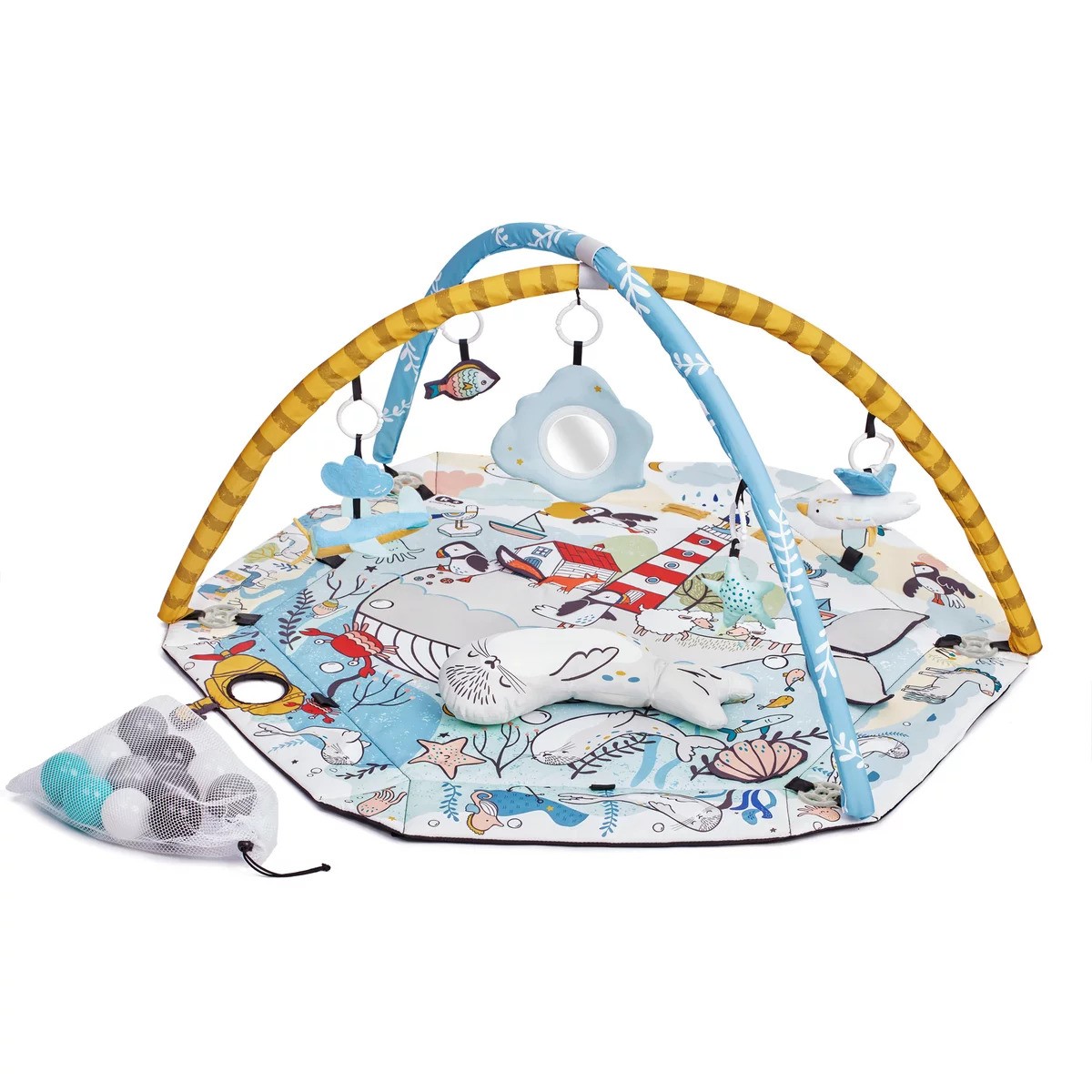Thảm chơi thông minh cho bé từ sơ sinh Kinderkraft Smartplay Sea