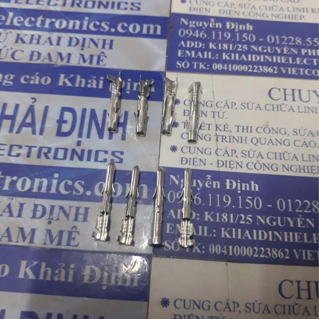 5 BỘ RỜI ĐẦU NHỰA ĐỰC, CÁI, LÕI SẮT ĐỰC, CÁI ĐẦU NỐI, HEADER nguồn TRONG CPU 5.08mm 4P kde4091