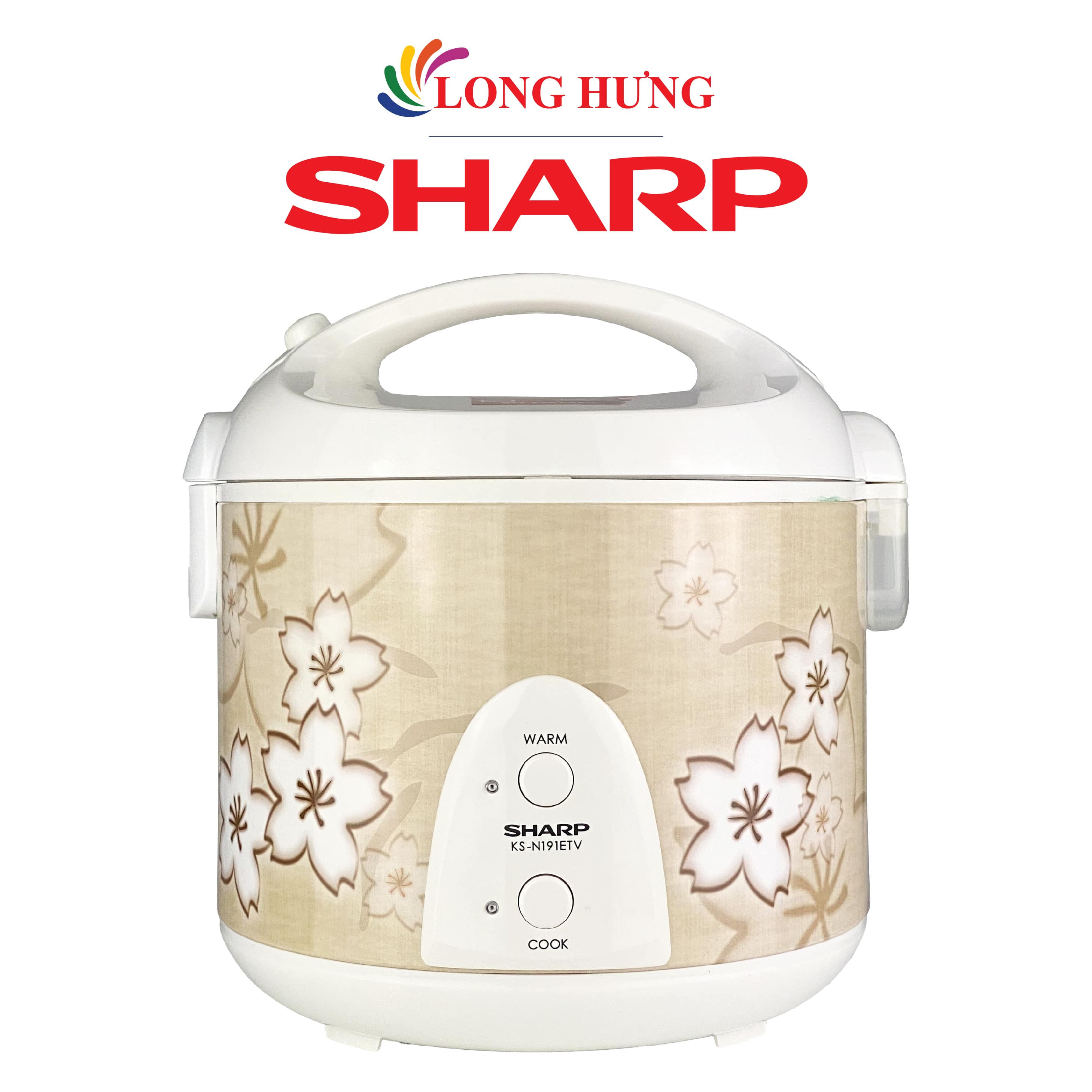 Nồi cơm điện nắp gài Sharp 1.8 lít KS-N191ETV"SB"/N192ETV"SP" - Hàng chính hãng