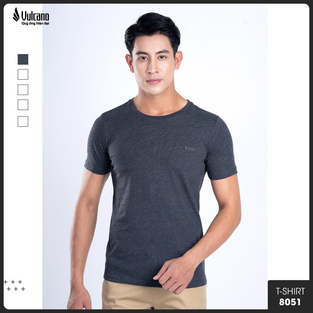 Áo Thun cổ tròn màu xám - 8051
