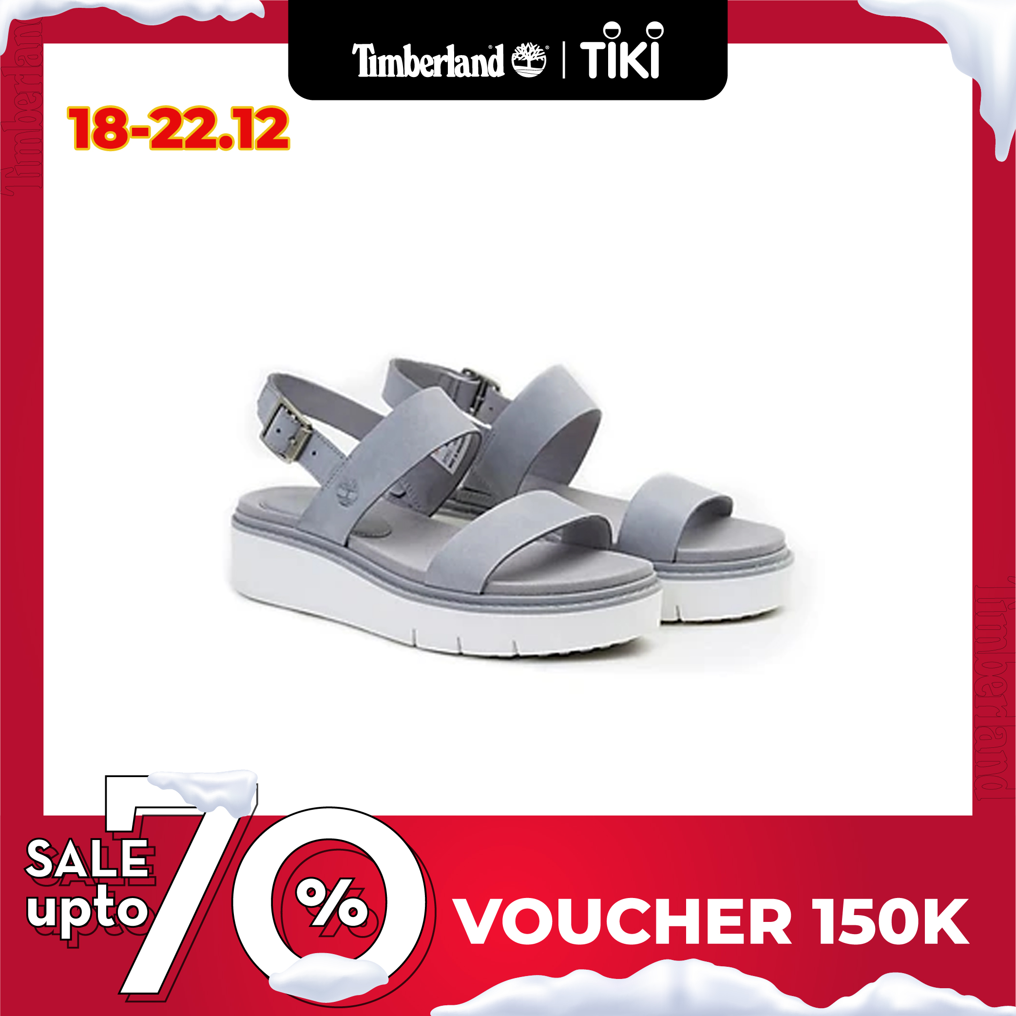 Giày Sandals Đế Cao Nữ Timberland Safari Dawn TB0A2FG609