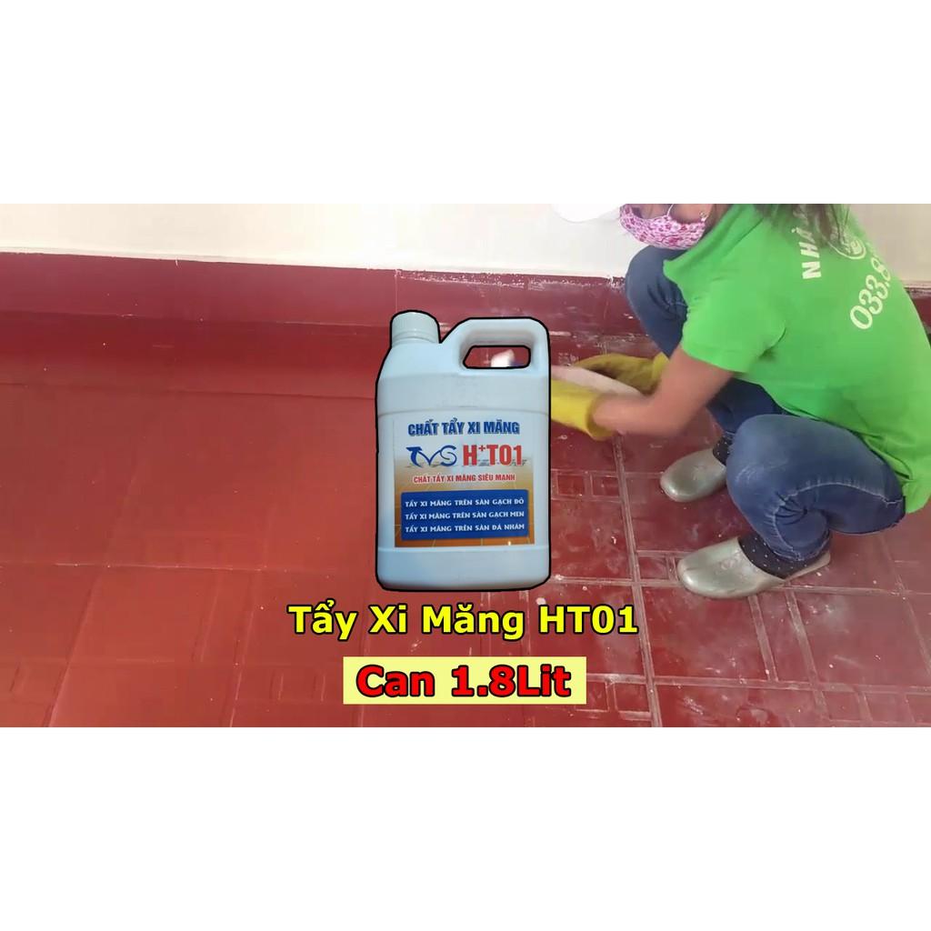 Siêu Chất Tẩy Xi Măng H+T01 - Tẩy Sạch Xi Măng, Vệt Ố Vàng, Cặn Can Xi...