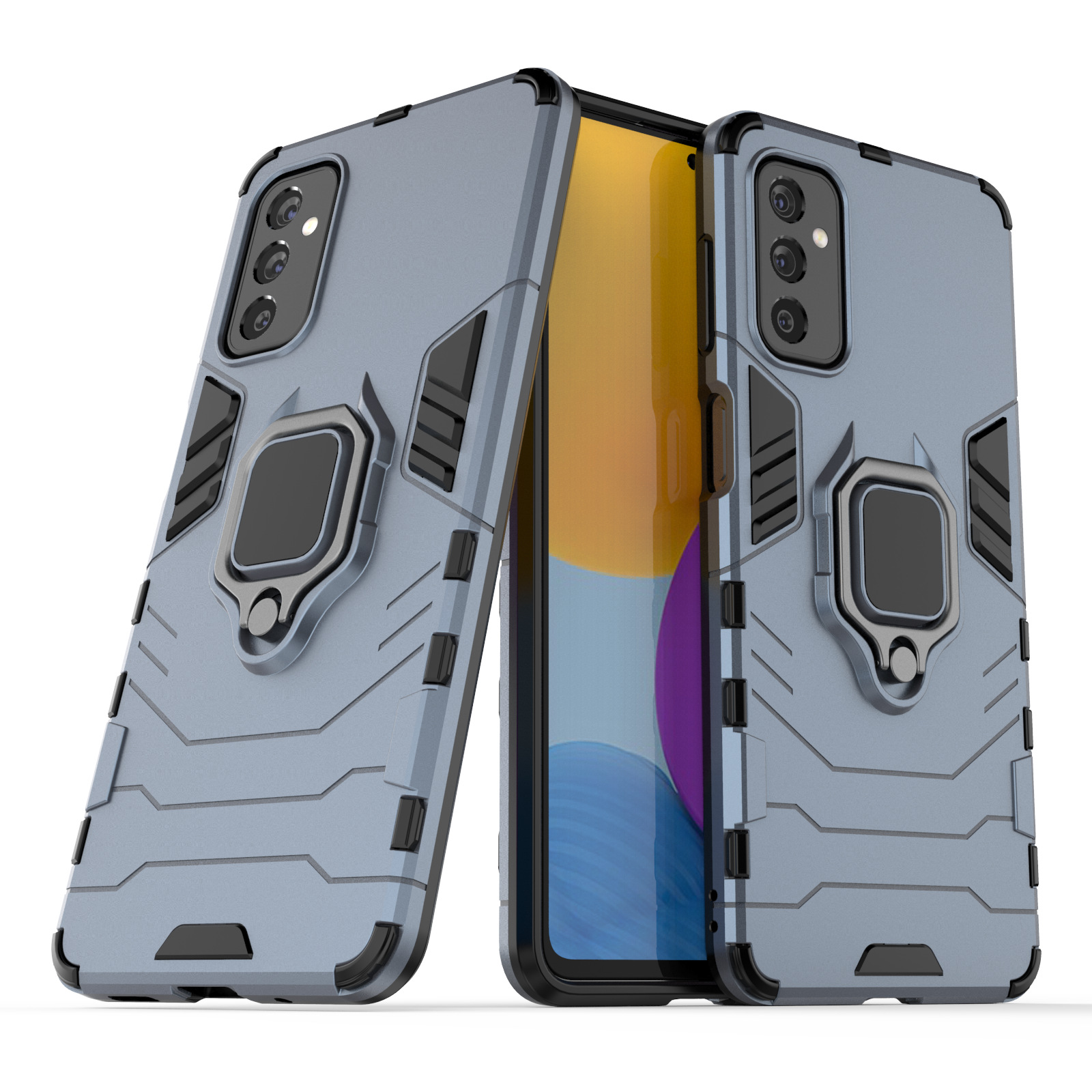 Ốp lưng dành cho samsung Galaxy M52 iron man chống sốc kèm iring - hàng nhập khẩu