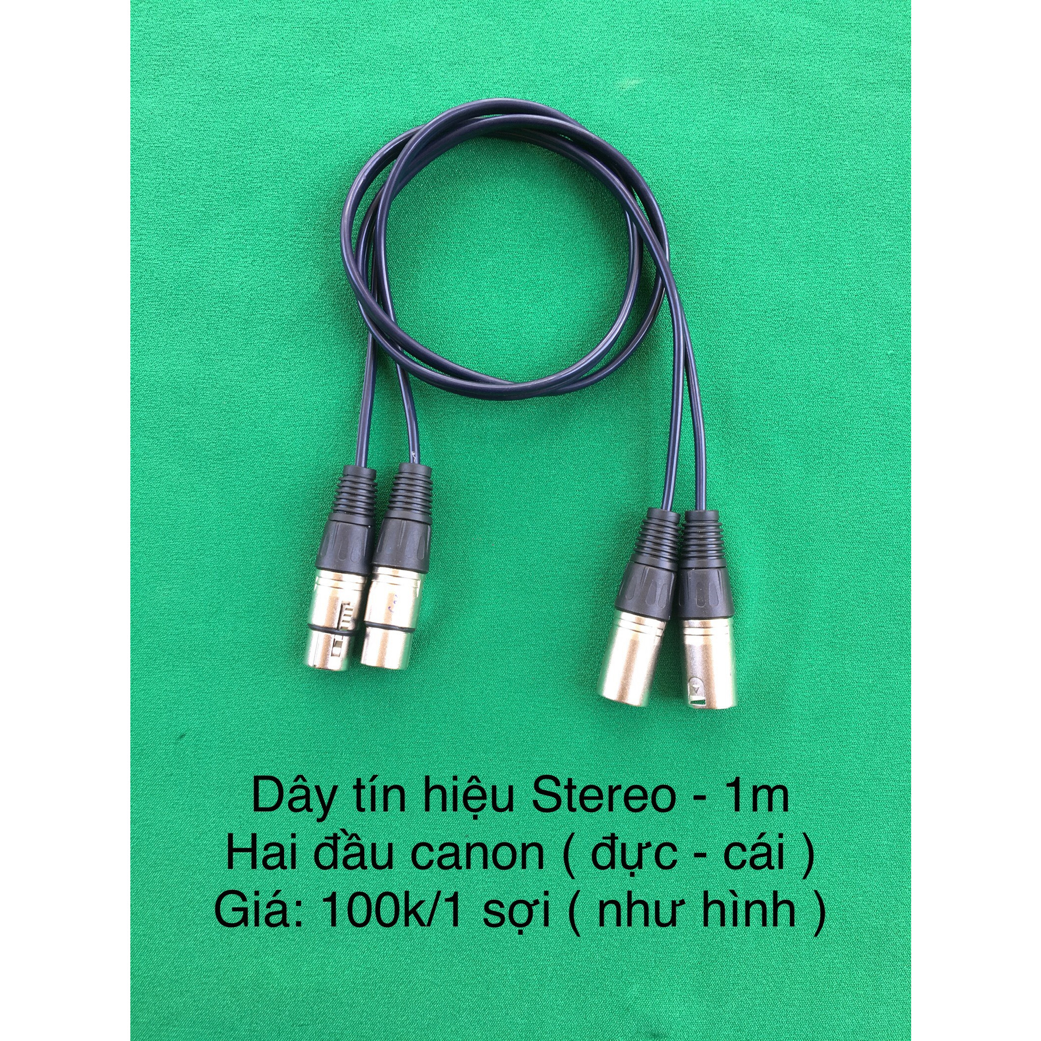 Dây tín hiệu Stereo - 1m