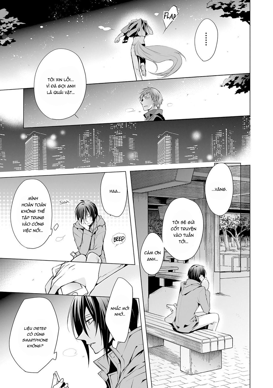 anh chàng người sói và tiểu thuyết gia lập dị chapter 4.1 19