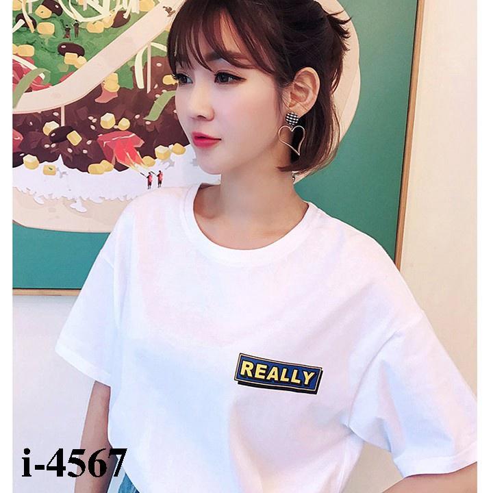 Áo Thun Nữ Tay Lỡ Unisex In Hình Drink REALLY ATN4567 - J.A Shop