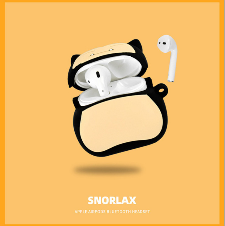 Ốp bảo vệ tai nghe Snorlax dành cho case airpod 1/2/Pro chống va đập