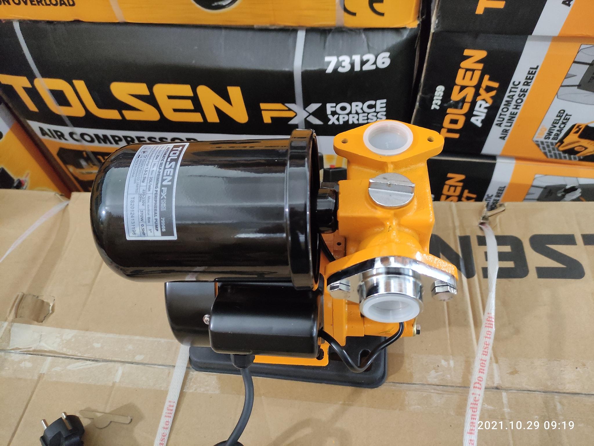 MÁY BƠM TĂNG ÁP TỰ ĐỘNG TỰ MỒI ( 0.5HP) TOLSEN 79966 - HÀNG CHÍNH HÃNG