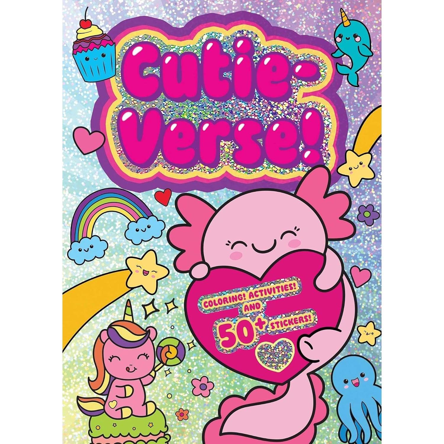 Sách Jumbo Foil Coloring Book: Cutie-Verse