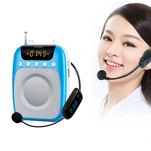 Máy trợ giảng không dây SHIDU kết nối bằng tần số cao cấp, mic trợ giảng cho giáo viên và hướng dẫn viên du lịch, loa trợ giảng cài áo tiện lợi, Hàng nhập khẩu