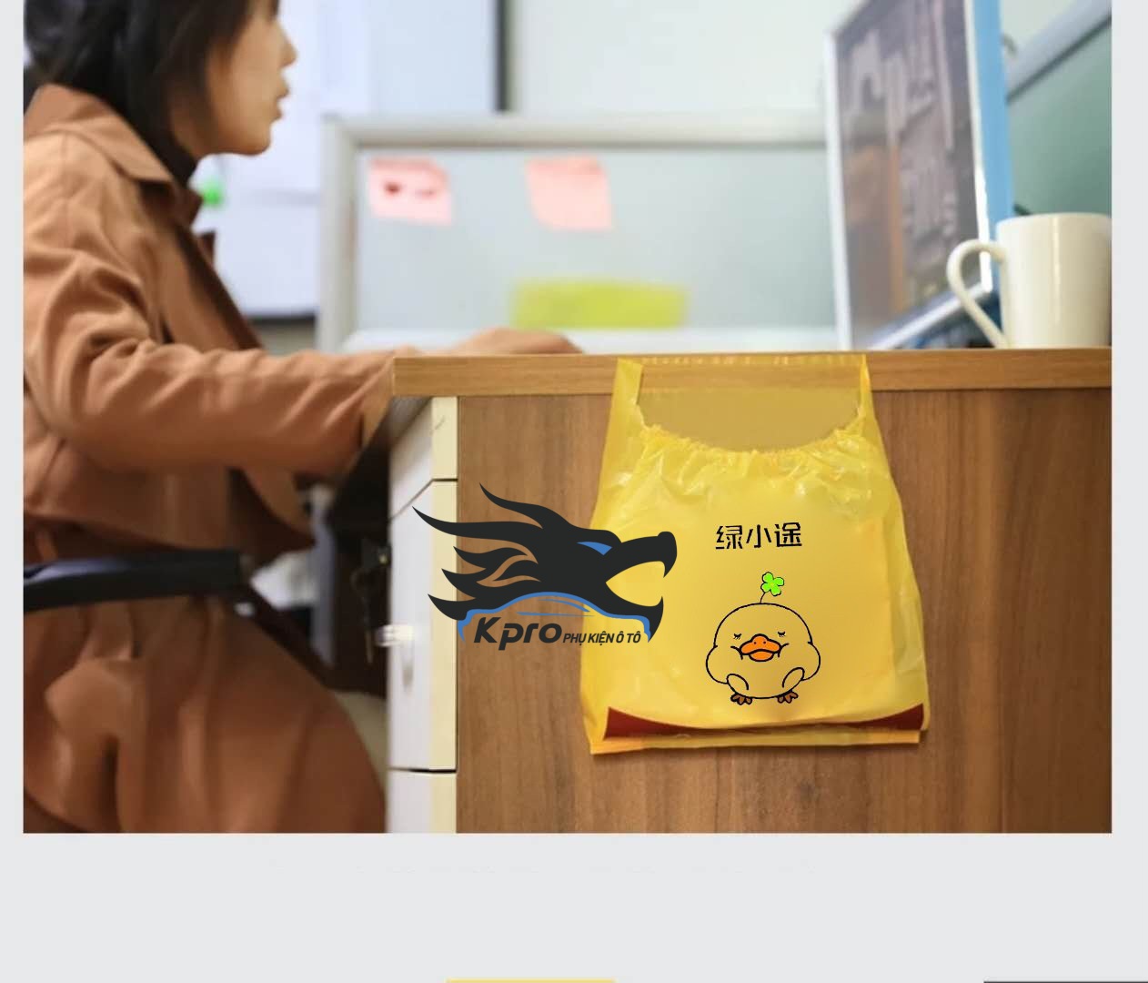 Túi rác dán ô tô thông minh - Hàng Kpro chất lượng cao