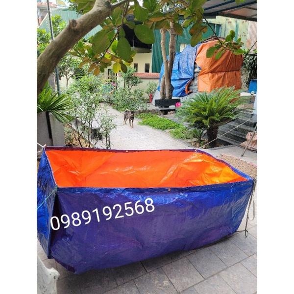 Bể bạt làm bể bơi trẻ em 2 × 1 × 0 ,5