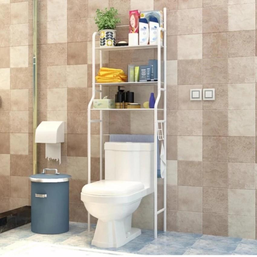 Kệ bồn cầu 3 tầng để sau bồn cầu, kệ nhà vệ sinh trên toilet, Kệ nhà tắm đa năng tiện lợi