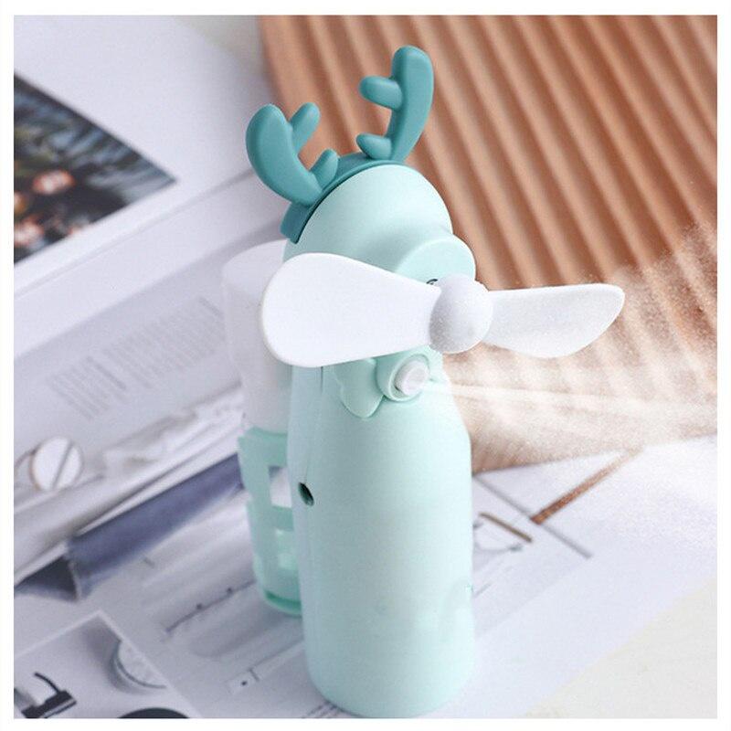 2000mAh Portable Water Spray Mist Fan Electric USB Rechargeable Handheld Mini Fan Cooling Air Conditioner Humidifier for Outdoor