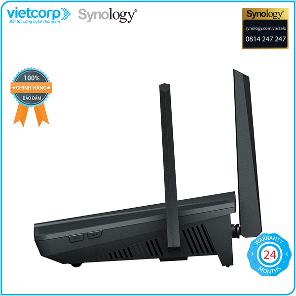 Bộ phát wifi 6 router Synology RT6600AX - Hàng Chính Hãng