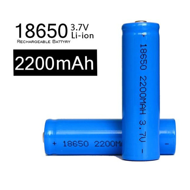 Bộ 2 Viên Pin sạc 18650 LSY công suất thực 2200MAH dùng cho Box sạc, cell laptop, đèn pin, mic...hiệu suất chuyển đổi năng lượng cao