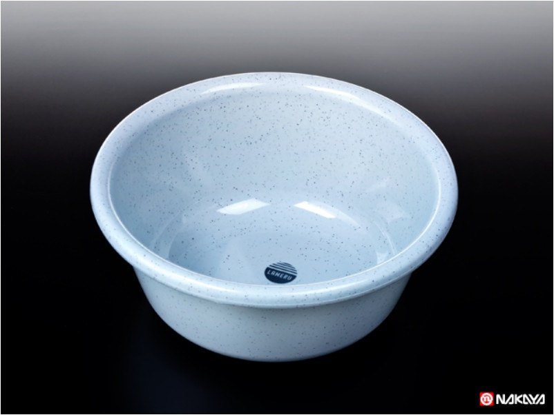 Thau nhựa tròn vân đá - Hàng nội địa Nhật Bản