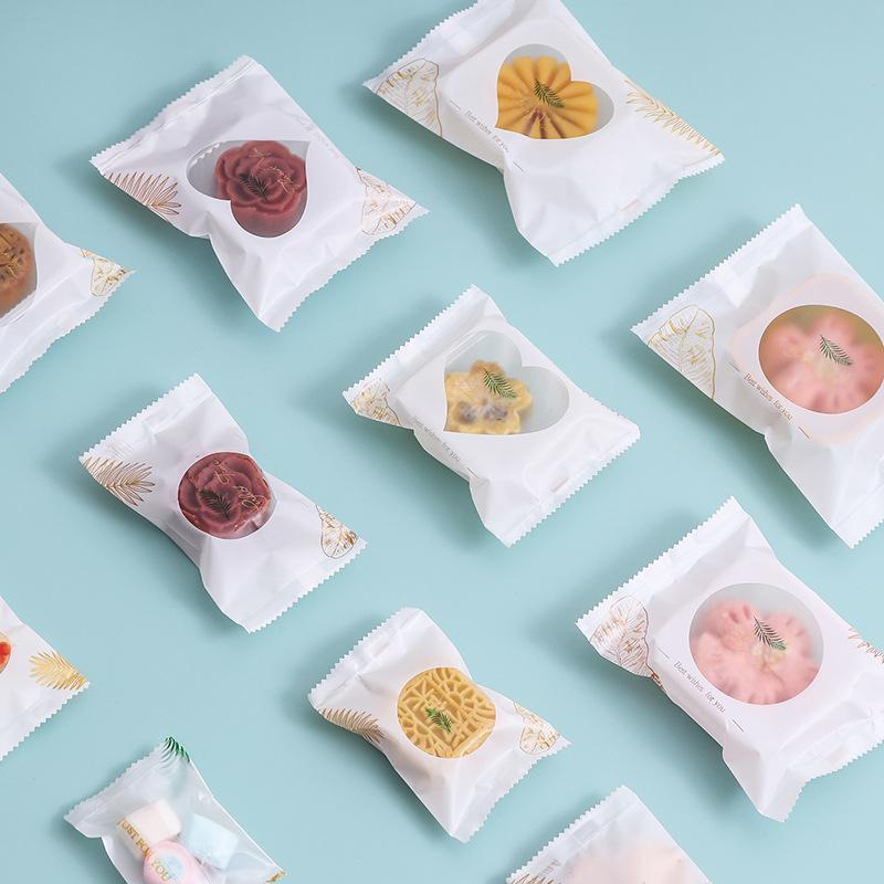 Túi đựng trà, bánh kẹo hoạ tiết Chiếc Lá Trắng hàn nhiệt - VUA BAO BÌ