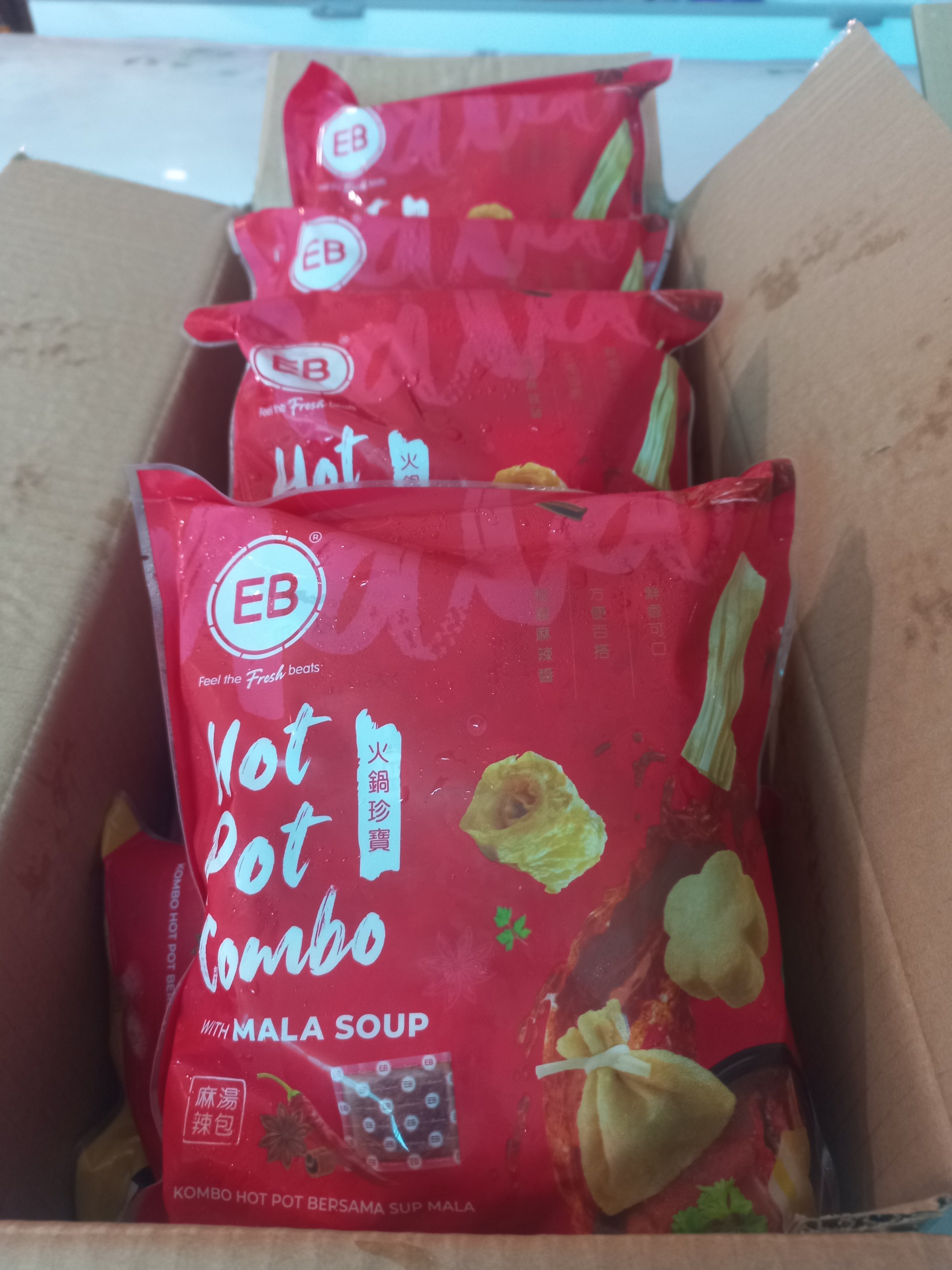 COMBO LẨU 5 TRONG 1 KÈM SÚP TỨ XUYÊN 600G EB MALAYSIA