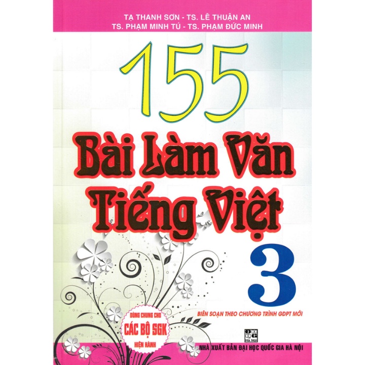 Sách - 155 Bài Làm Văn Tiếng Việt Lớp 3 (Dùng Chung Cho Các SGK Mới Hiện Hành - bc)