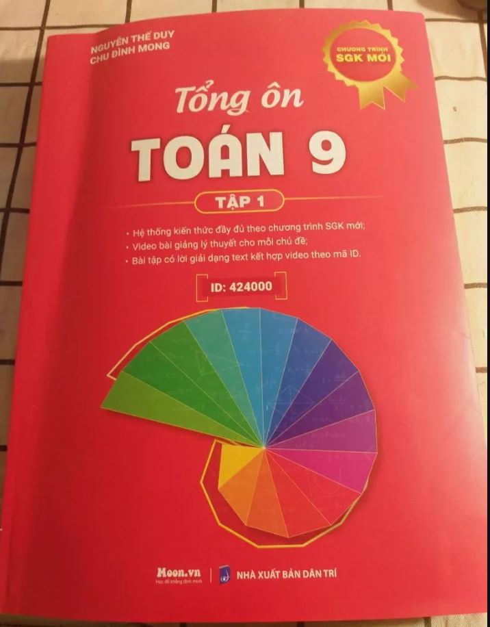 Tổng ôn Toán 9 - Tập 1 - 2025 Moonbook