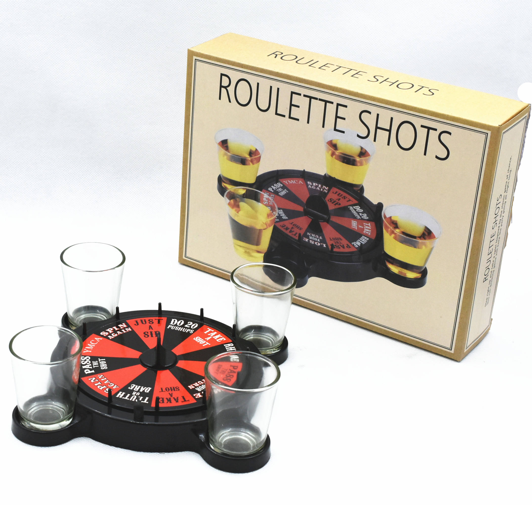 Đồ chơi drink game đồ uống Roullet vòng quay say xỉn nhiều người chơi party game