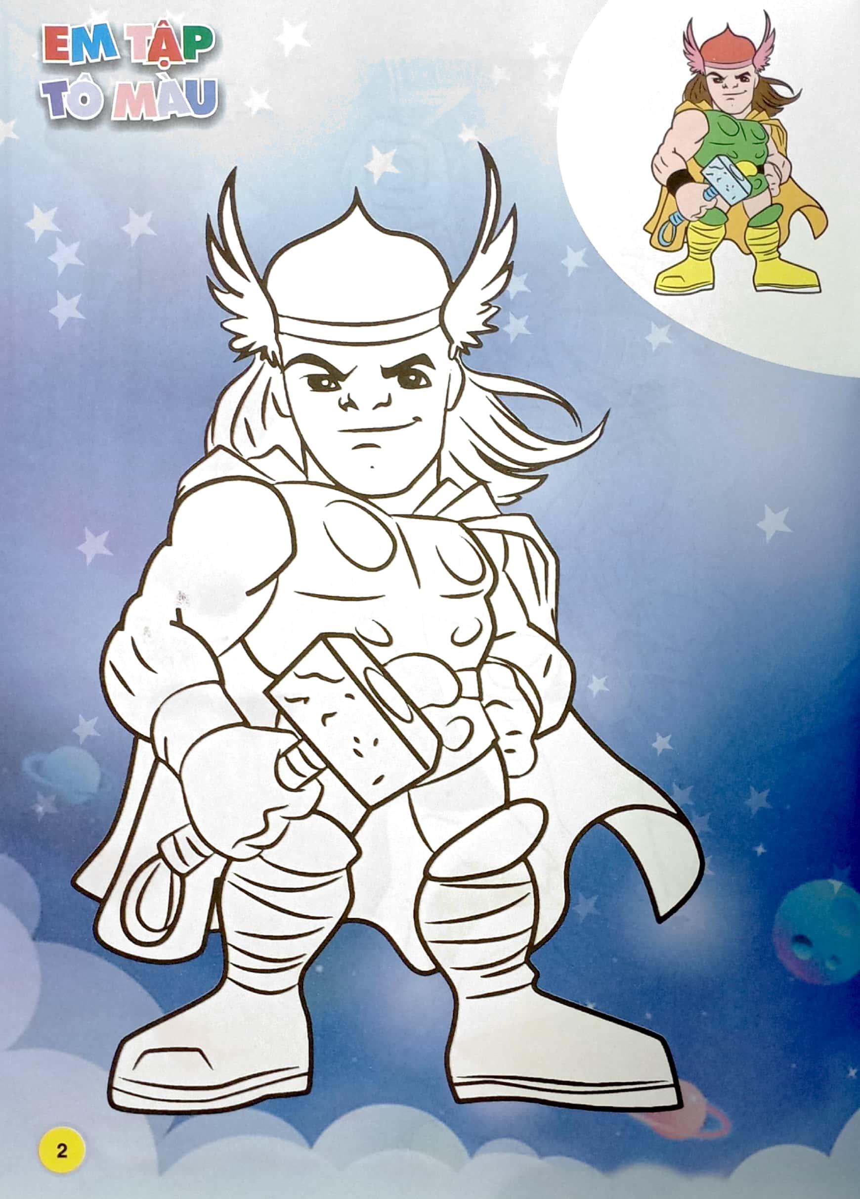 Em Tập Tô Màu - Super Hero Siêu Nhân 1