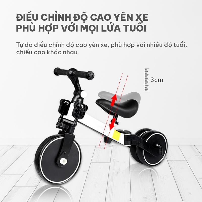 Xe chòi chân cho bé Xe đạp 3 trong 1 rất tiện lợi dễ dàng tùy biến khung sườn chắc chắn phù hợp cho trẻ từ 1-6 tuổi
