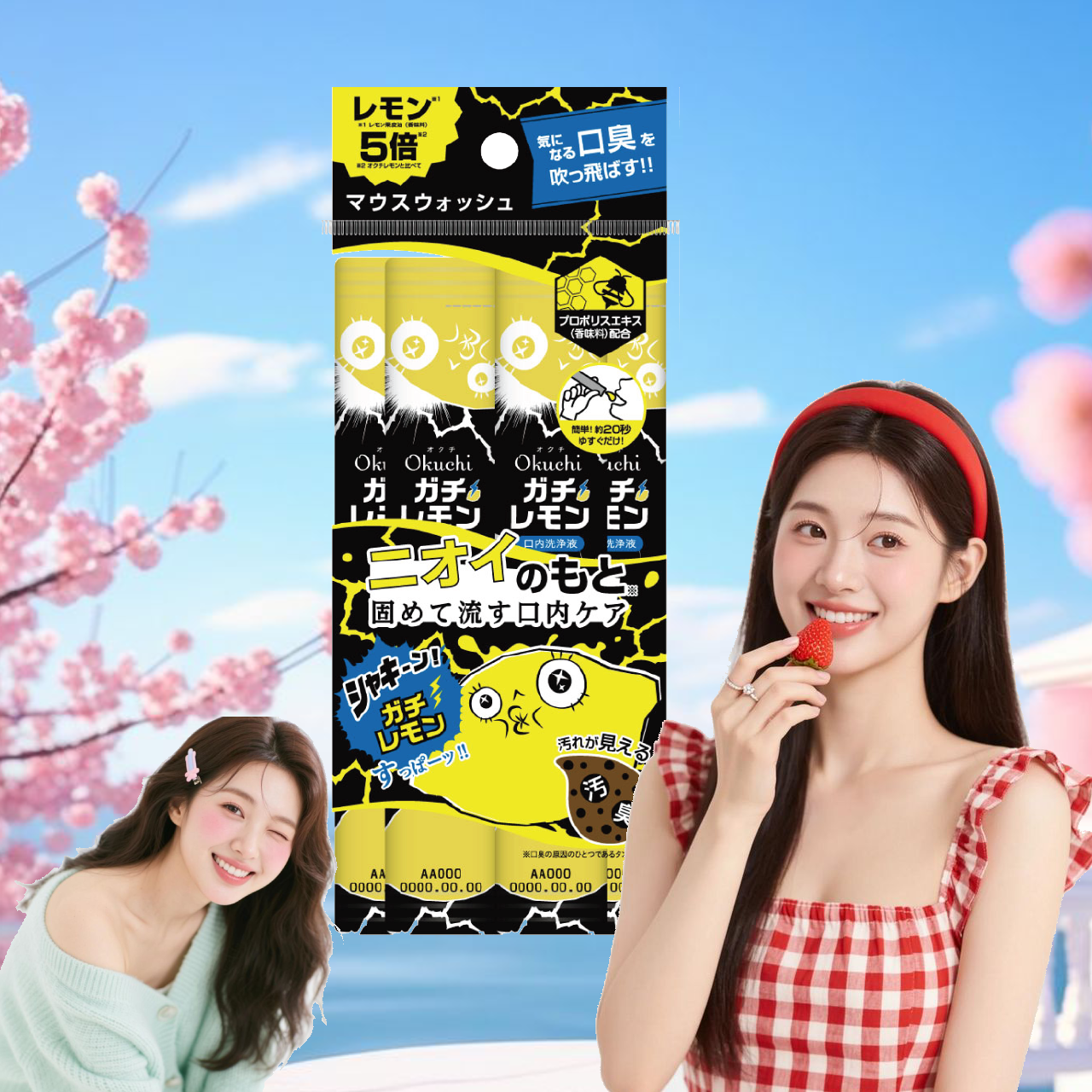 Nước Súc Miệng Okuchi (07 Hương Vị)