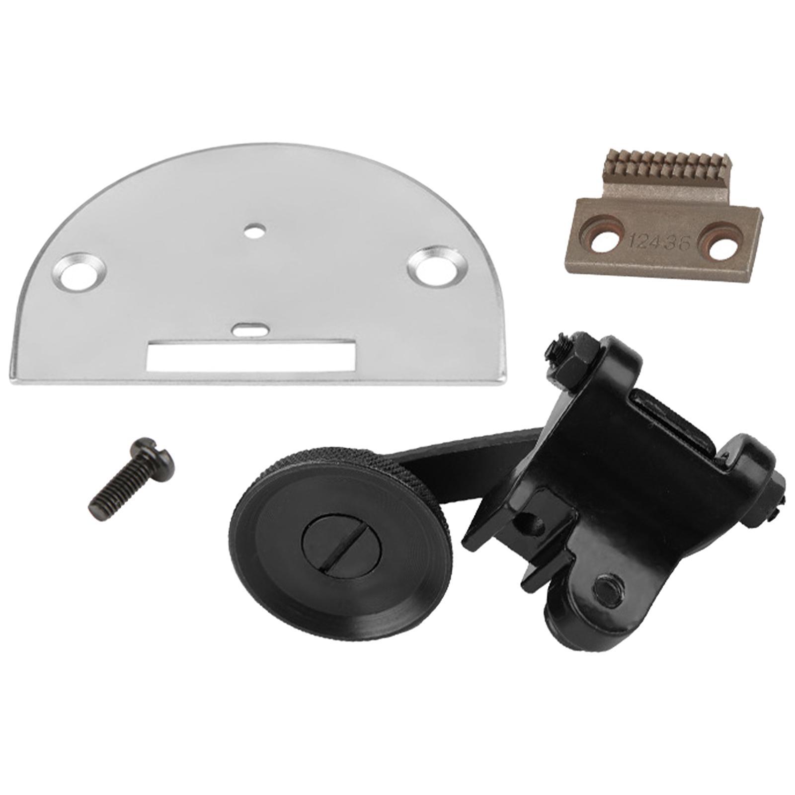 4pcs Roller Foot Plate Feed Sewing Parts Durable Roller Presser Foot, Presser Spare Parts Accessories for Sewing Machine