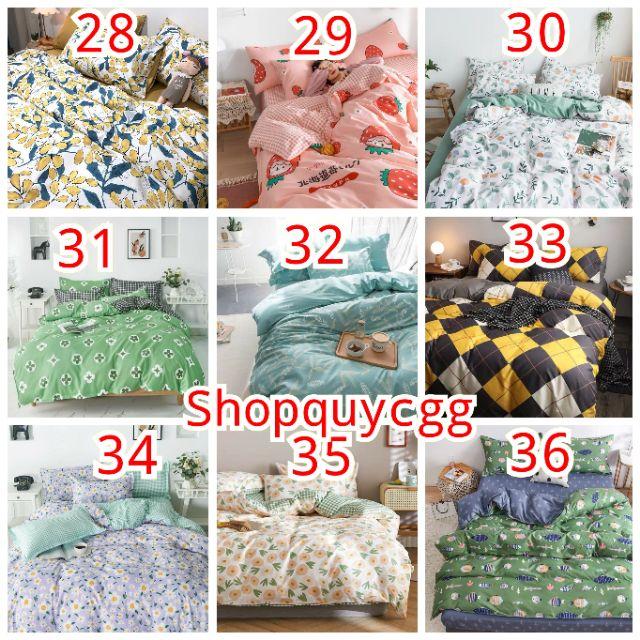 Bộ chăn phao kèm ga gối QUY Bedding mẫu mới cập nhật