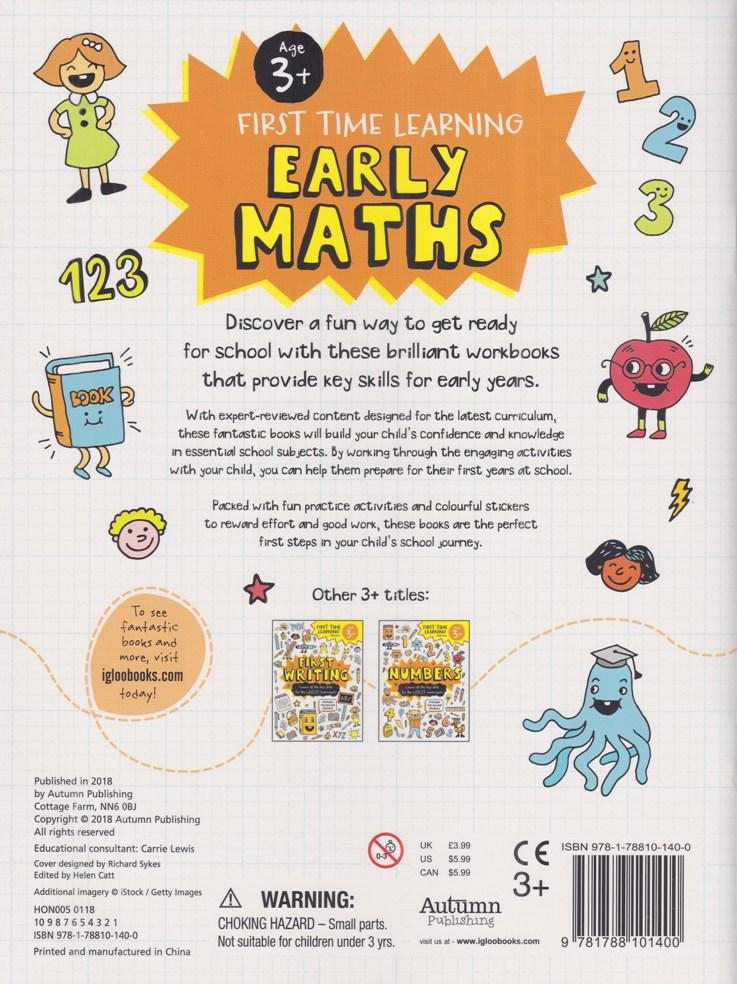 First Time Learning: Age 3+ Early Maths - Bài học đầu tiên: Toán cho trẻ từ 3 tuổi