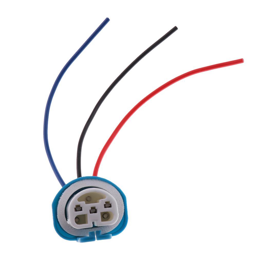 9007 Headlight Light Replacement Holder Female Socket Wire Harness Adapter