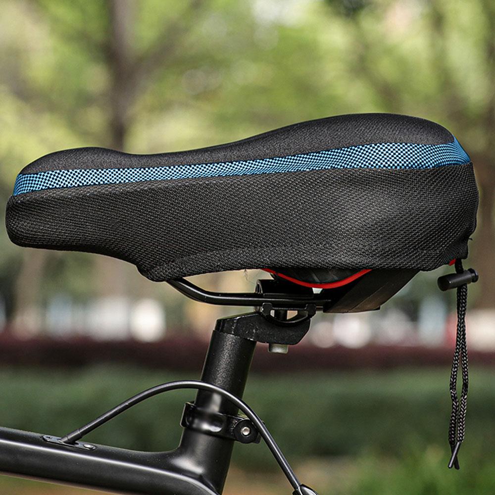 Yên xe đạp MTB Road đệm êm,Mềm mại có dãy phản quang