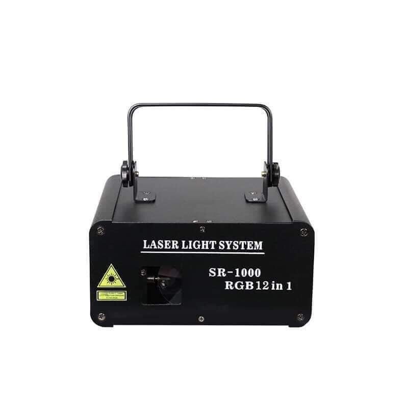 [GTP] ĐÈN LASER RGB -12 IN 1 HIỆU ỨNG ẢNH ẢO 7 MÀU CHUYÊN DÙNG CHO PHÒNG BAY.