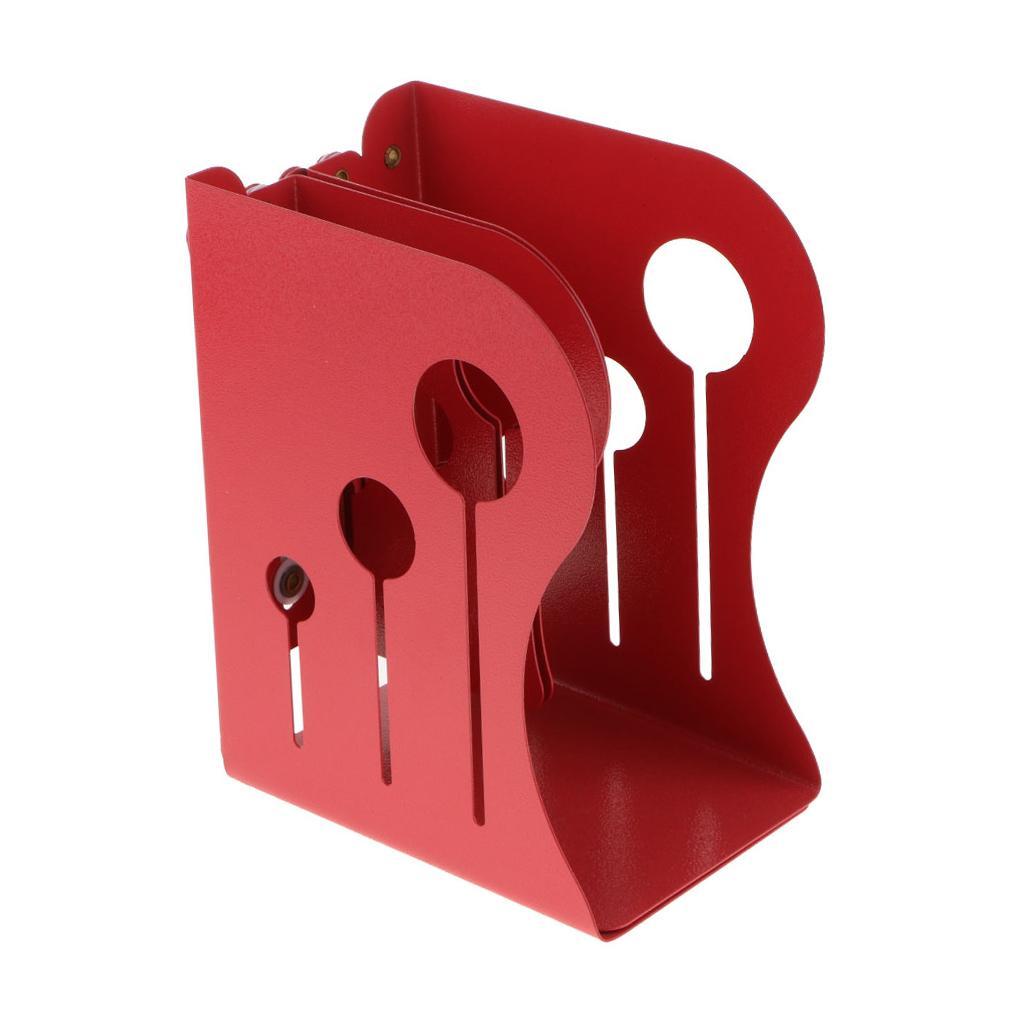 Adjustable Metal Bookends Office Non-slip Book Holder