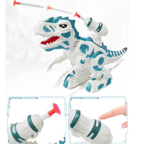 Đồ Chơi Khủng Long Robot Bắn Tên Kiểu dáng màu sắc đẹp, Có âm thanh, Quà tặng tuyệt vời cho bé yêu.
