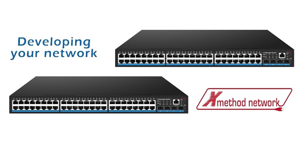 Bộ chuyển mạch 52-port managed Gigabit Switch, 4 SFP - Xmethod Network - Hàng chính hãng