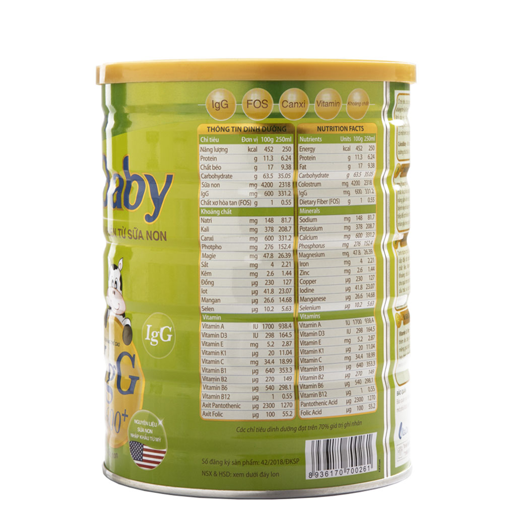 Sữa Bột Vitadairy ColosBaby 2+
