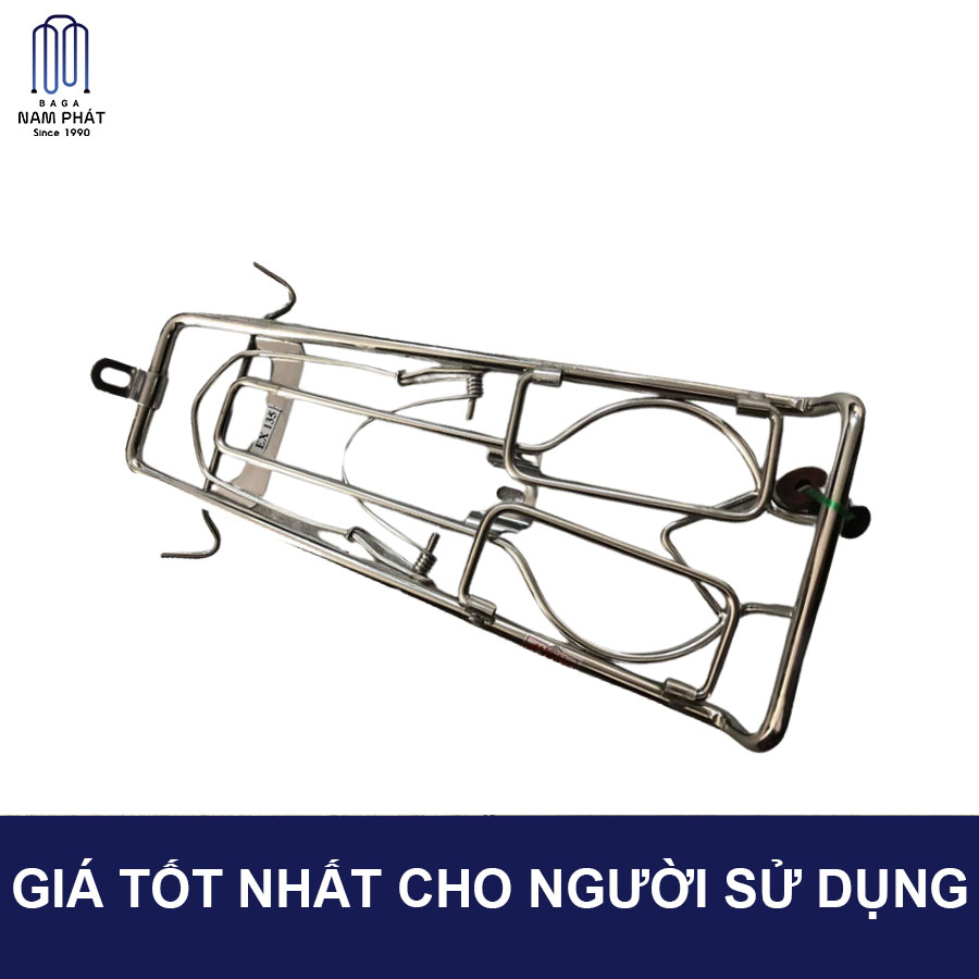 Baga giữa 10 li Exciter 2010 Inox / 7 Màu  Nam Phát