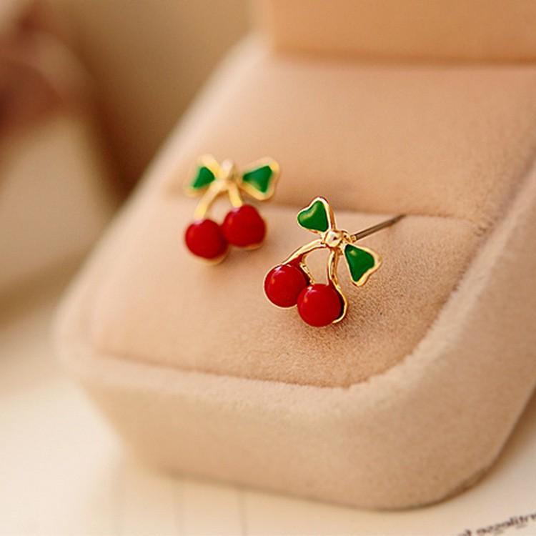 Bông tai Cherry ngộ nghĩnh