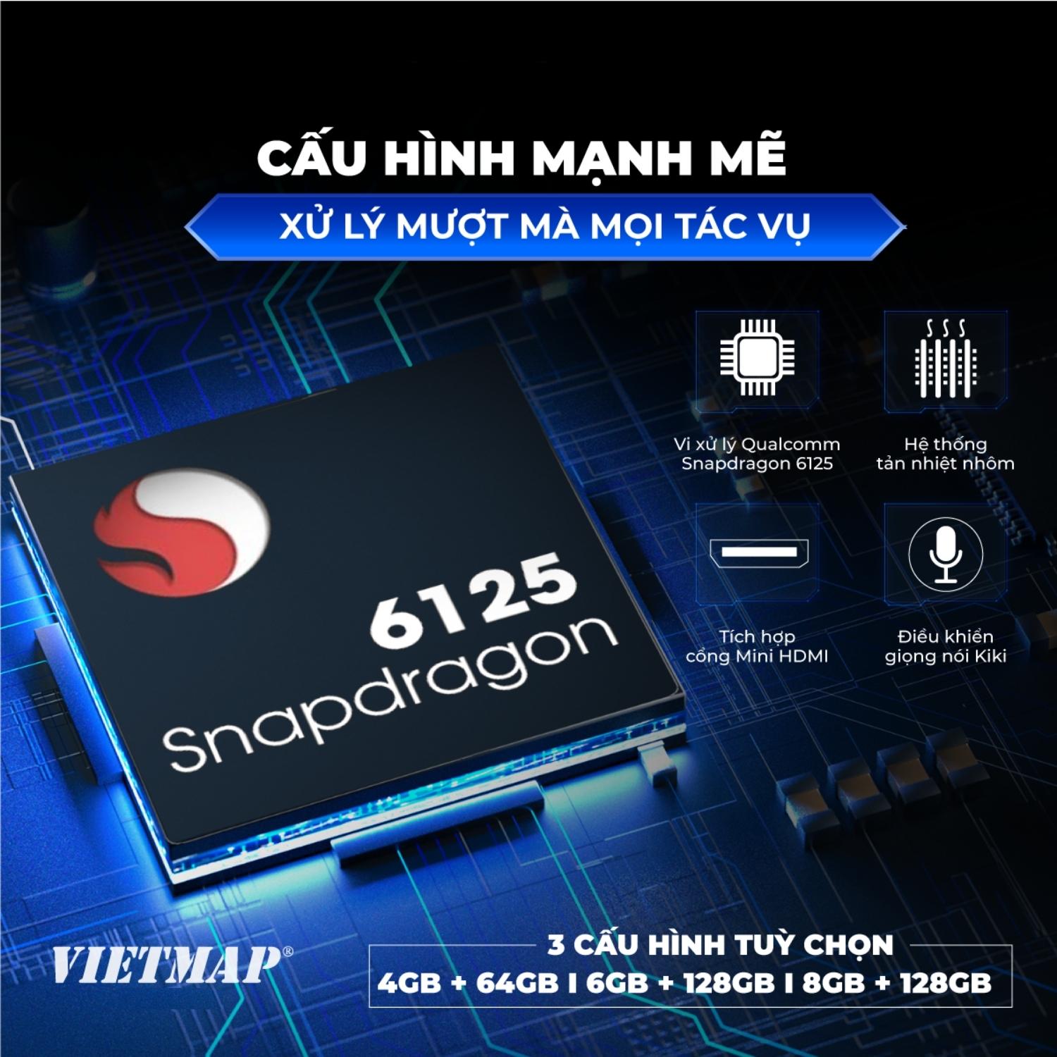 [Nhập Mã TIKISMEV5] Vietmap BS10 Box Android kết nối màn hình xe ô tô - Tặng Vietmap Live 3 năm - CarPlay và Android Auto thế hệ mới - SMEV Phân Phối
