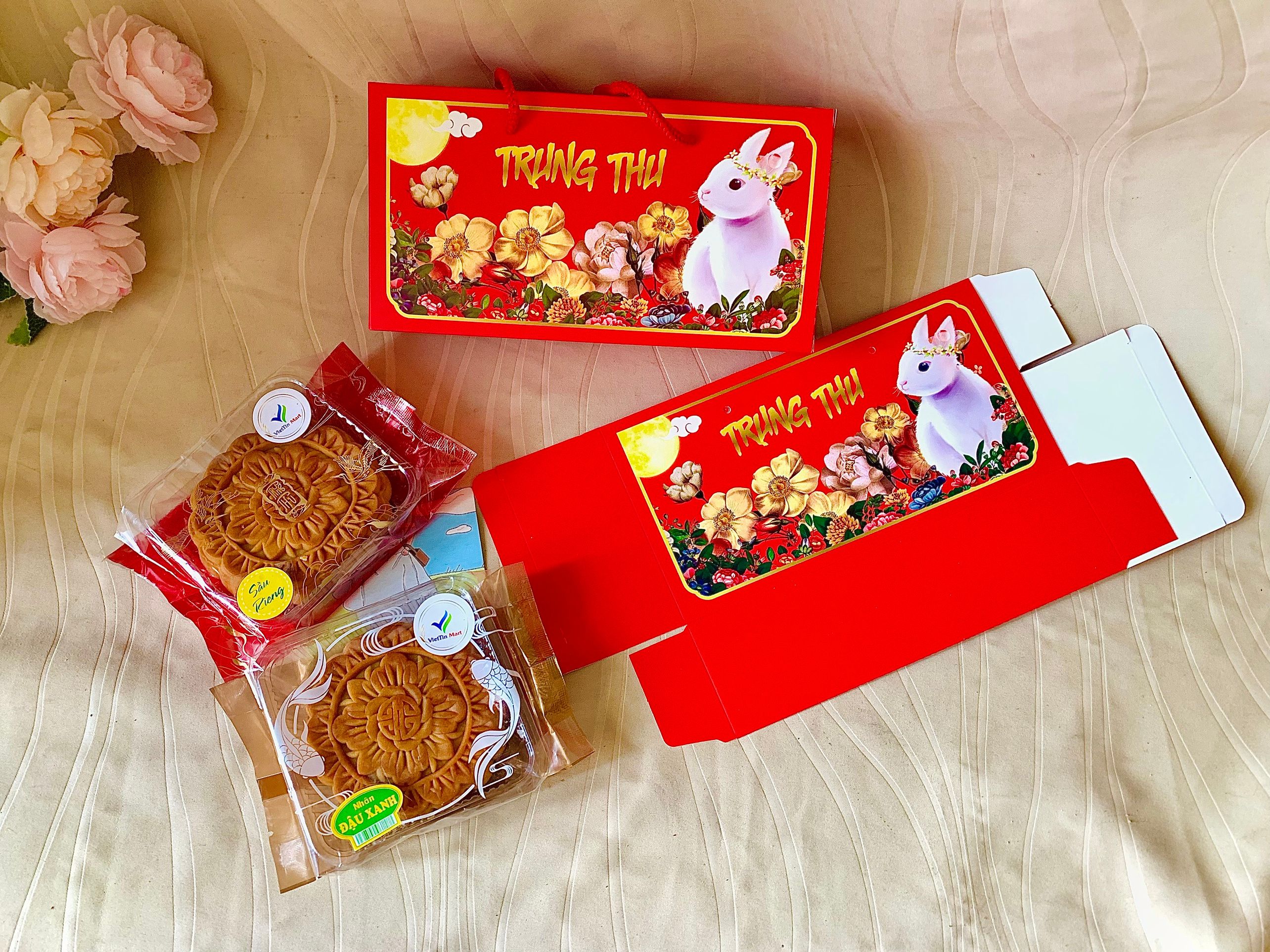 Hộp Đựng Bánh Trung Thu (Hộp đựng 2 cái) VIETTIN MART