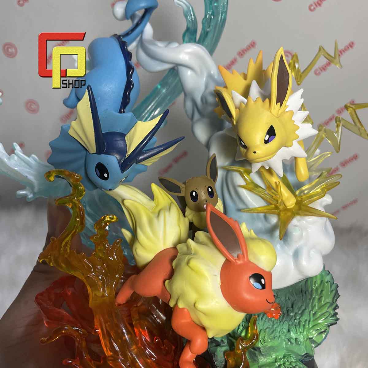 Mô hình Eevee Pokemon tiến hóa - Có Led - Figure Pokemon hệ tiến hóa